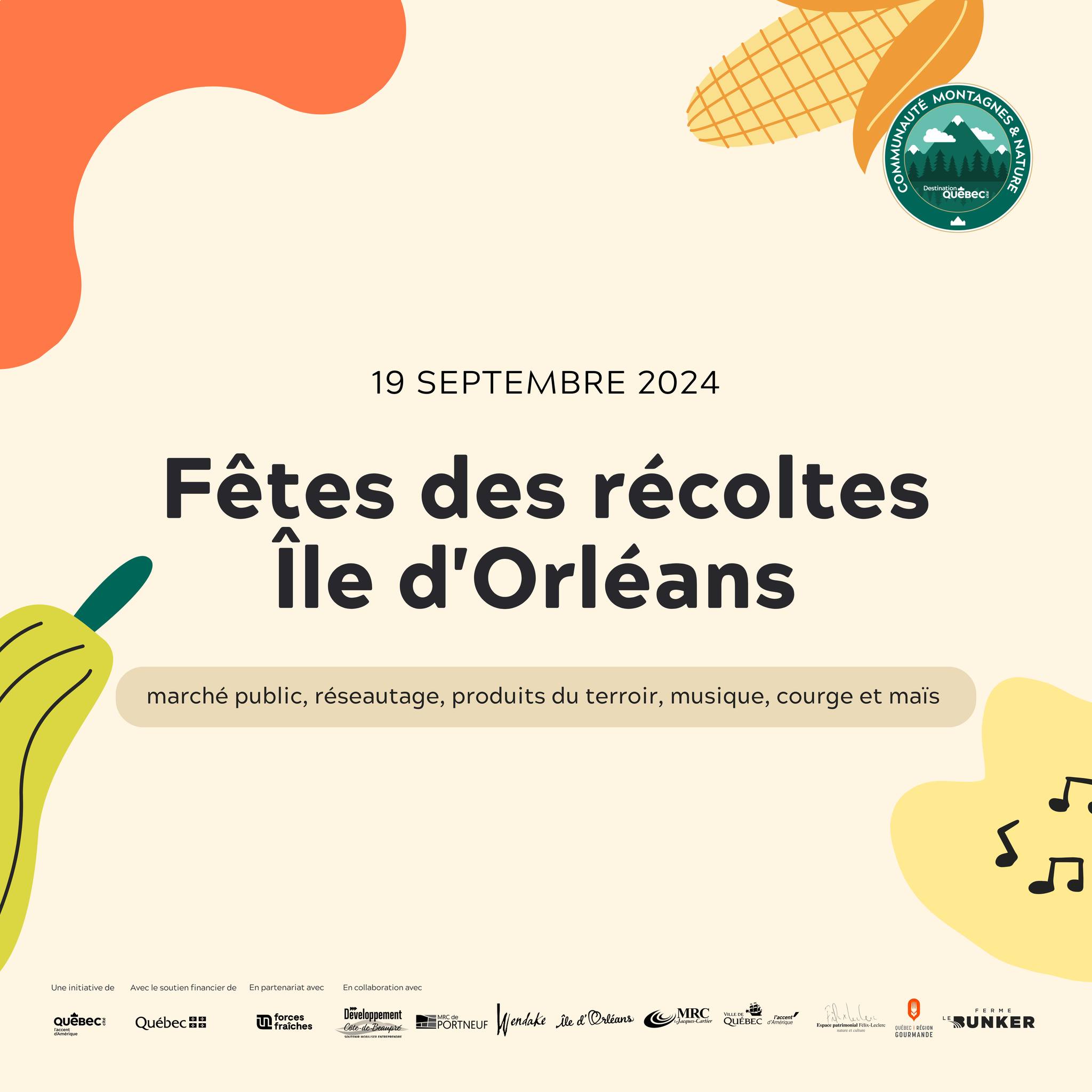 Fête des récoltes Île d'Orléans